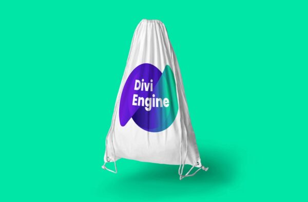 Divi Engine String Bag (Big Logo) - Imagen 3